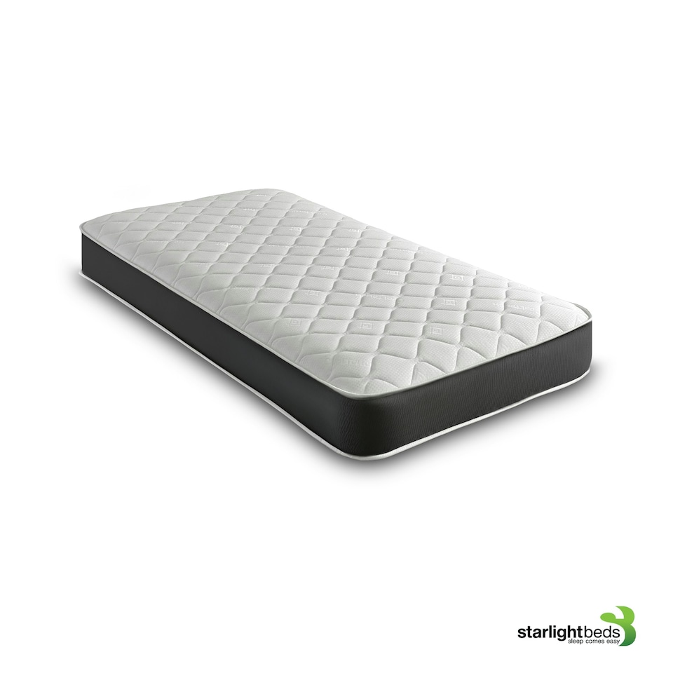 image 1 of Hybrid Mattress - Soft Feel, Memory Foam & Spring Support Grey | Small Single