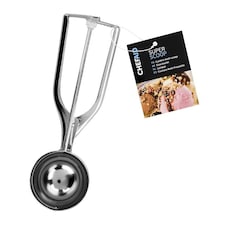 Chef Aid Chrome Ice Cream Scoop - One Colour - One Size