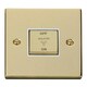 image 1 of SE HOME Polished Brass 10A 1 Gang Ingot 3 Pole Fan Isolation Switch White | Polished Brass