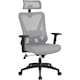 image 1 of Yaheetech  High Back Mesh Office Desk Chair | Grey | Light Grey