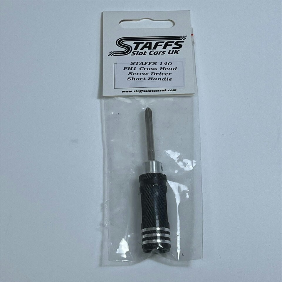 image 1 of Staffs Slot Cars PH1 Cross Head Phillips Short Handle Driver x1 STAFFS 140