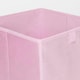 image 7 of OHS 2 Pack Folding Storage Cubes Soft Matte Velvet Collapsible Home Modern Storage Organiser Space Saving Square Ottoman Boxes Pink | Blush Pink