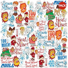 The Year Without A Santa Claus Deluxe Stickers (Pack of 100) - Multicoloured - One Size