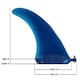 image 2 of Riding not Hiding 8 inch Dolphin Flexi Fin Blue