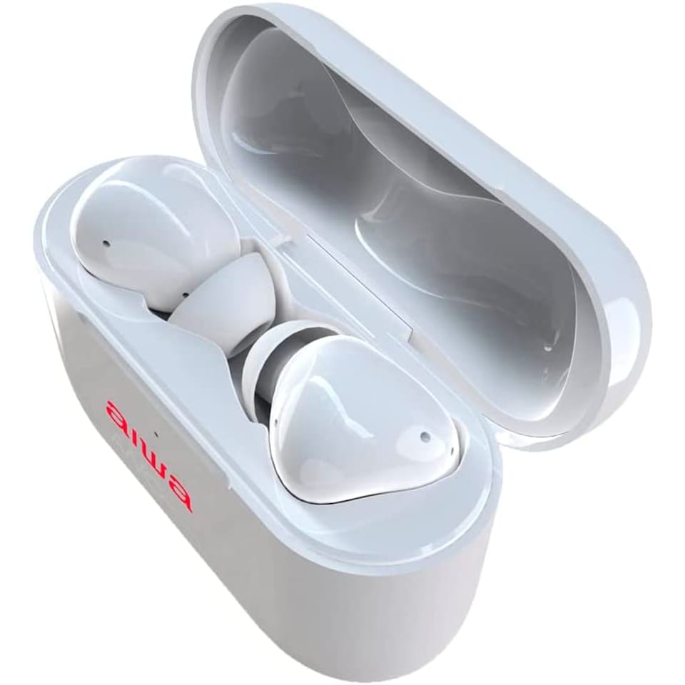 image 1 of Aiwa EBTW-888ANC Wireless In Ear Headphones  in White