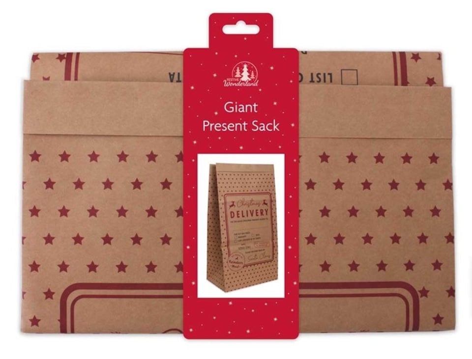 image 1 of Kraft Paper Christmas Delivery Super Jumbo Sack