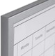 image 3 of KAV Dry Wipe Weekly Planning Board with Pen - Aliminuim Frame Whiteboard for Wall Magnetic Surface Calendar 400x600 MM(Silver)