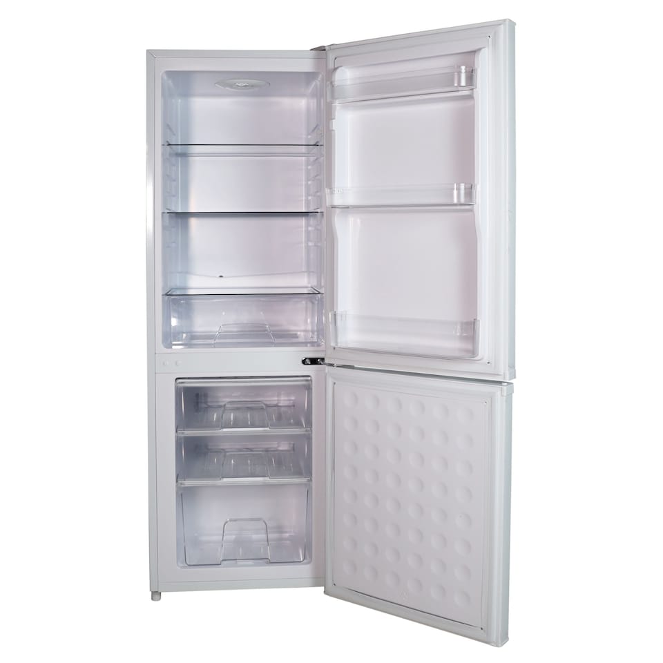 image 1 of HYE 60-40 Freestanding Fridge Freezer, 151 Litre, 50cm, White - RF01FF151W24