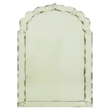 Interiors by Premier Arched And Star Detail Wall Mirror Green