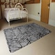 image 3 of Geometric Snake Skin & Patterns (Rug) Black | Small: 60x110cm
