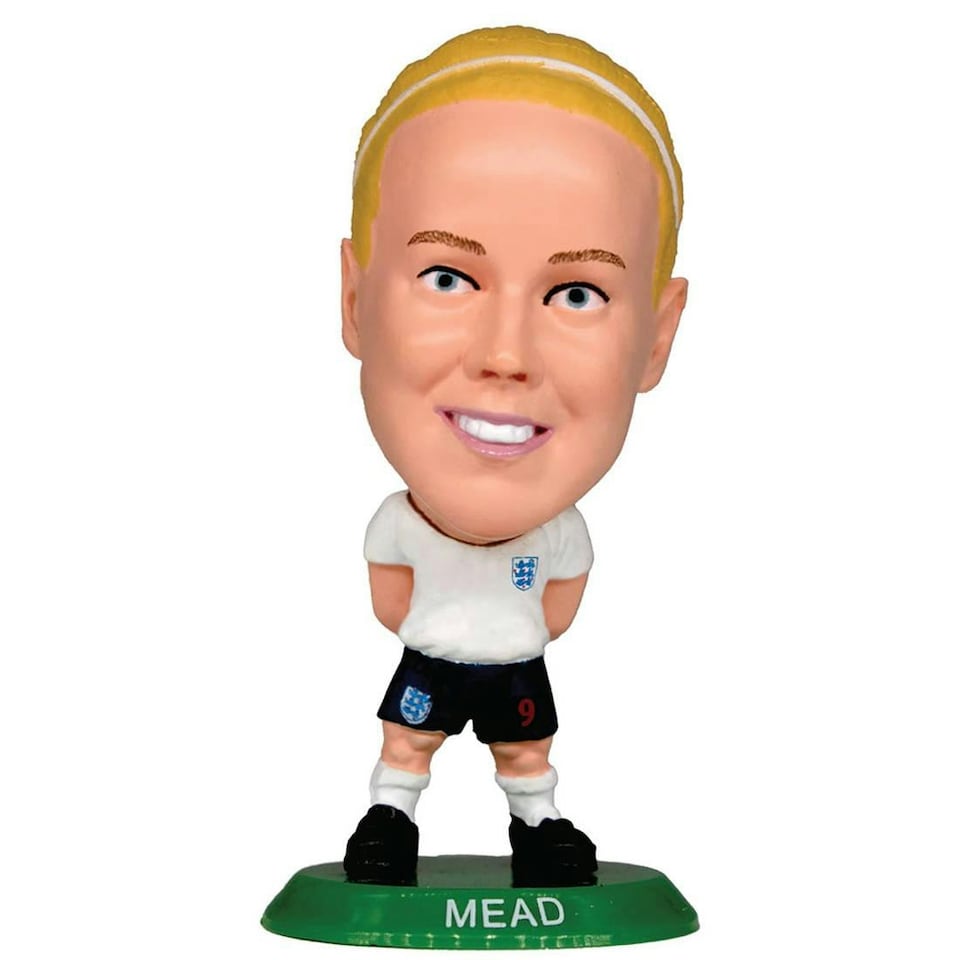 image 1 of England Lionesses Beth Mead SoccerStarz Football Figurine - White/Blue - One Size