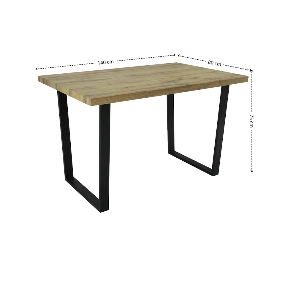 image 1 of Colorado Dining Table with 4 Emily Leather Chairs | Yellow | 5
