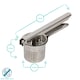image 3 of Argon Tableware Stainless Steel Potato Ricer - 25cm