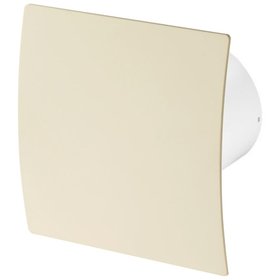 image 1 of 125mm Standard Extractor Fan Ecru ABS Front Panel ESCUDO Wall Ceiling Ventilation