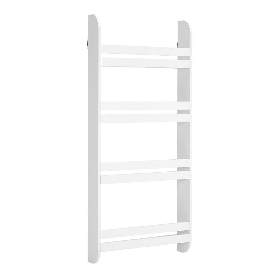 image 1 of Living and Home 4-Tier Modern Wall-Mounted Shelf - 53*12*118cm - White