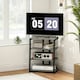 image 10 of HOMCOM HiFi Rack Stand w/ 4-Tier Record Player Stand Dark Brown