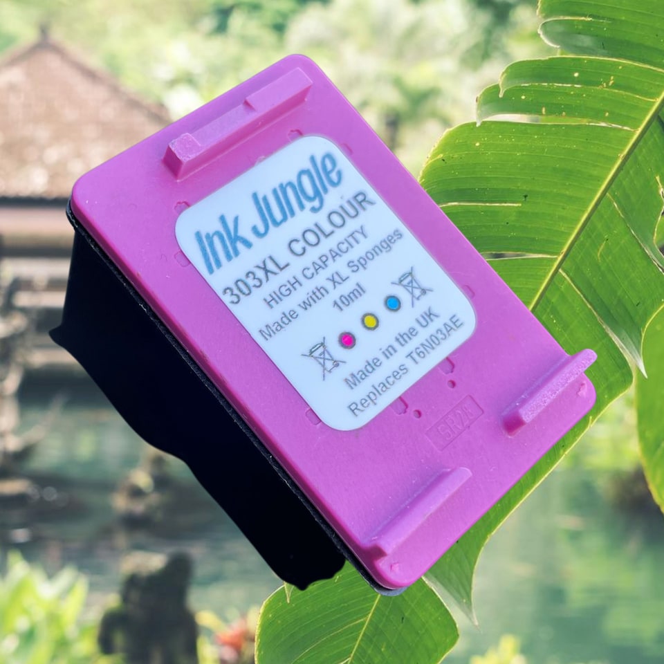 image 1 of Ink Jungle 303XL Colour Refilled Ink Cartridge - Replaces HP 303XL Colour
