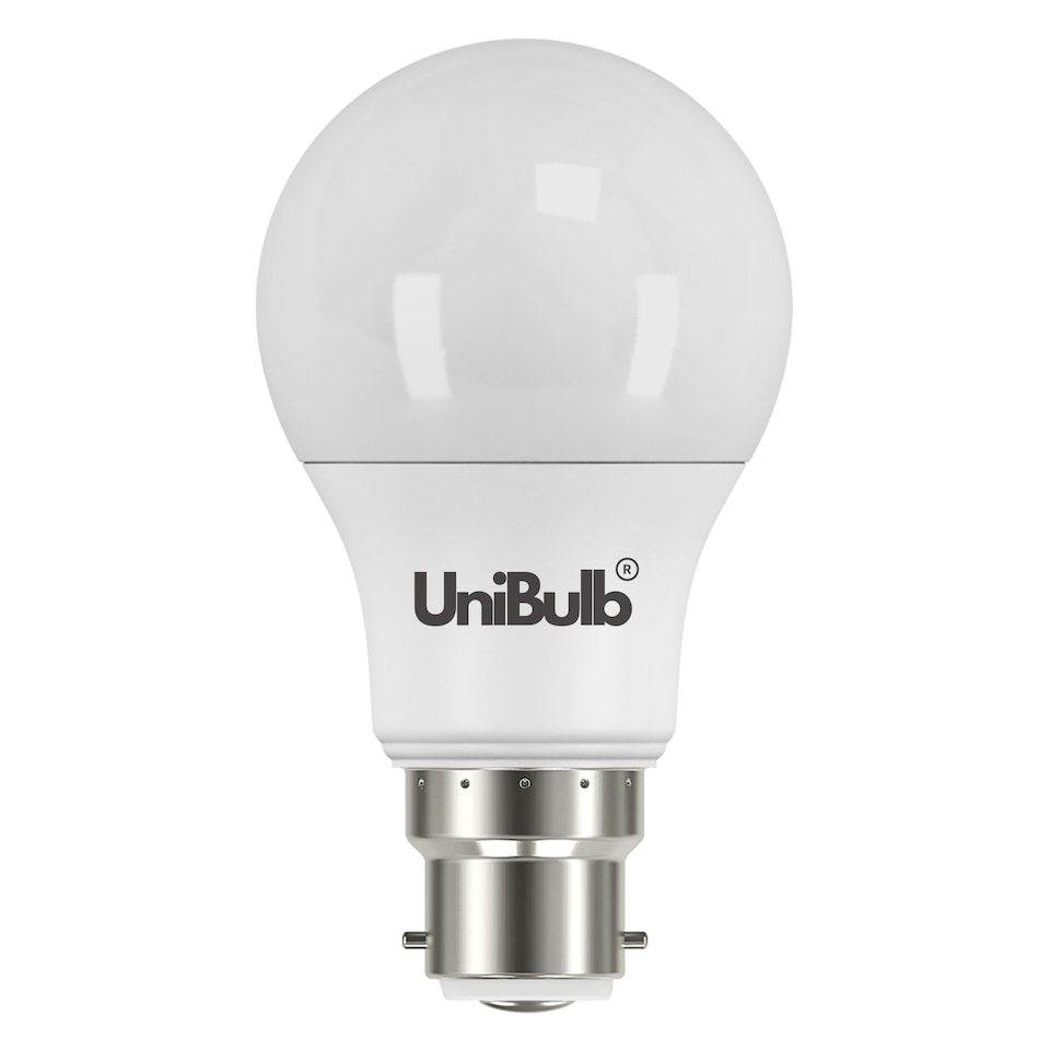 image 1 of UniBulb LED GLS B22 806lm 7.3W 2700K (Warm White) Dimmable Light Bulb - Pack of 1