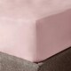 image 1 of Velosso Microfibre Easy Care Fitted Sheet Pink | Blush Pink | Single
