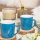 image 7 of Argon Tableware Coloured Coffee Mugs - 350ml - Blue - Pack of 2 | Blue | Blue | 2