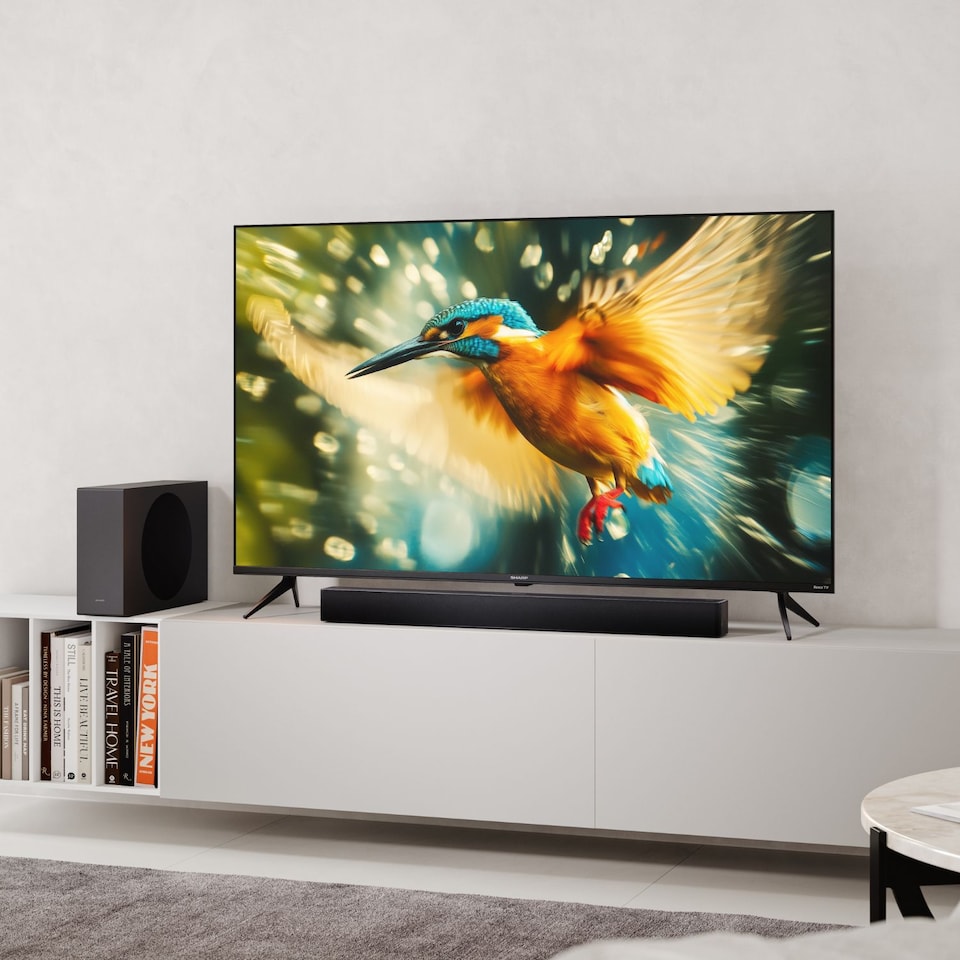 image 1 of SHARP 50HJ6225KB 50 Inch 4K UHD Quantum Dot Smart Roku TV