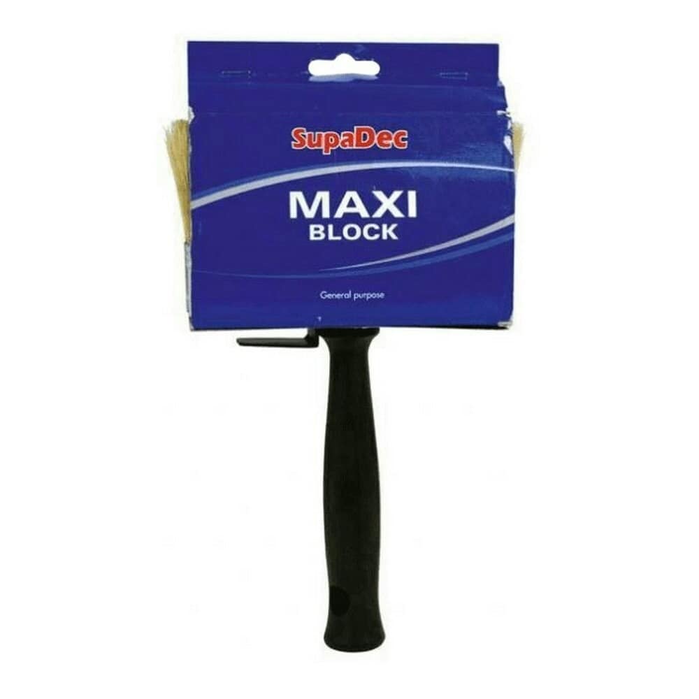 SupaDec MAXI Block Brush - Black - 40 x 140mm