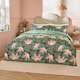 image 4 of Wylder Luella Printed Reversible Duvet Cover Set | Green | Green | Single