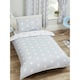 image 3 of Bedding & Beyond Stars Duvet Cover Set - Grey/White - Double Grey | Double