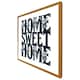 image 4 of Home sweet home type (Picutre Frame) Brown | S
