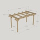 image 5 of Double Garden Pergola - Wood - L180 x W300 x H270 cm - Light Green