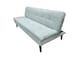 image 3 of The Fermo 2 Seater Sofa Bed in Grey, Silver or Navy | Silver | One Size