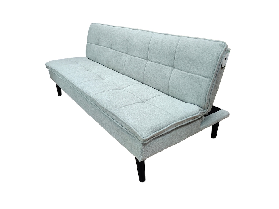 image 1 of The Fermo 2 Seater Sofa Bed in Grey, Silver or Navy | Silver | One Size