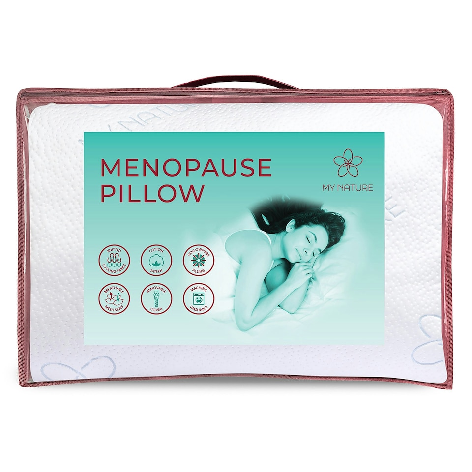 image 1 of Menopause Pillow by My Nature | White | 48 x 74 cm | 1