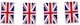image 1 of Union Jack Flag Party Bunting 10m with 20 Square Flags
