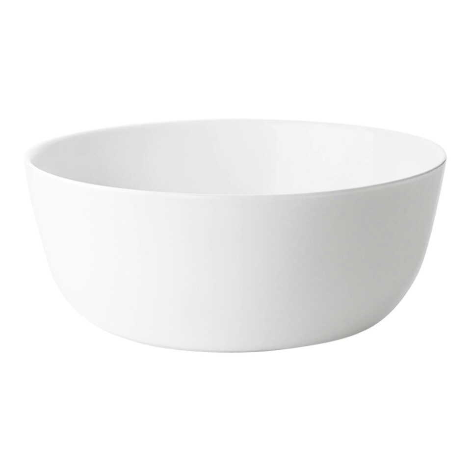 image 1 of Bormioli Rocco Toledo Glass Serving Bowls - 23cm - White - Pack of 3 White