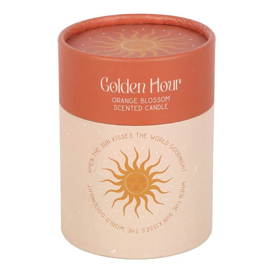 image 1 of Golden Hour Orange Blossom Jar Candle White