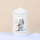 image 1 of Personalised Me to You Graduation Pillar Candle White