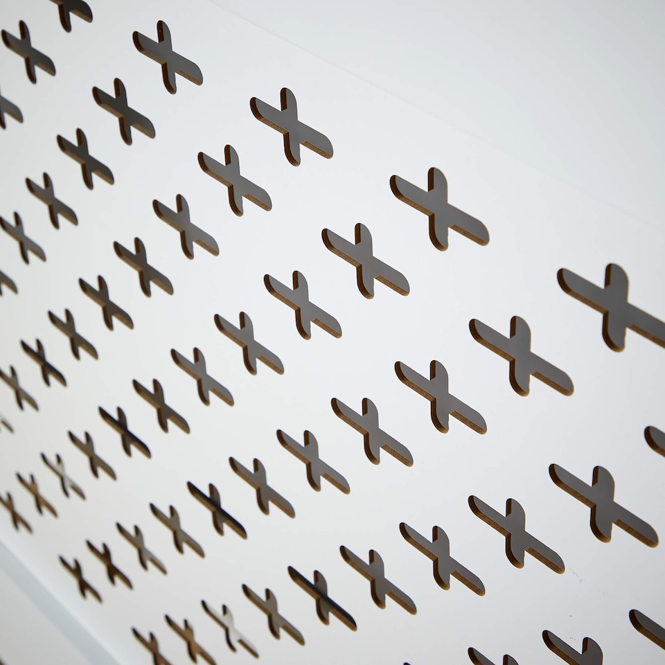 image 1 of Extra Large Radiator Cover MDF Wooden Home Decor Modern Design | White