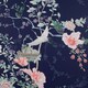 image 4 of Muriva Lipsy Ophelia Wallpaper - Navy - 10m x 53cm Blue