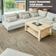 image 9 of NOVECRAFTO Self Adhesive Vinyl Floor Planks – Peel & Stick Flooring – Dark Brown Oak Effect – Easy DIY Installation – Durable & Waterproof Tiles Brown | 4.17 sqm