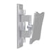 image 3 of Swivel and Tilt TV Wall Bracket for 17 to 29 Inch Screens, VESA 100 x 100, Silver