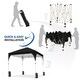 image 6 of Yaheetech 201 cm L x 201 cm W Pop Up Canopy Tent-Black | Black | Black | 201 cm L × 201 cm W × 243-263 cm H