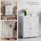 image 6 of Bath Vida Priano 2 Drawer 2 Door Freestanding Bathroom Cabinet, White