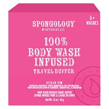 Spongelle Body Wash Travel Buffer Geranium 43g