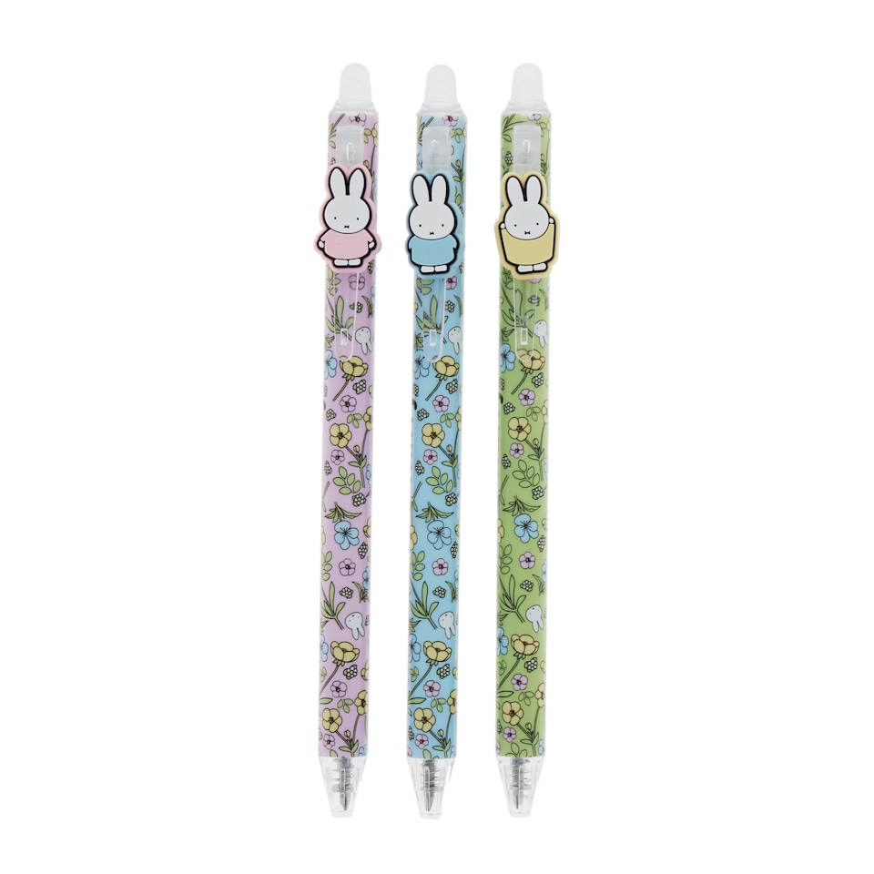 image 1 of Miffy Erasable Gel Pens - Set of 3