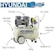 image 2 of Hyundai 24 Litre Air Compressor, 5.2CFM/100psi, Silenced, Oil Free, Direct Drive 1hp