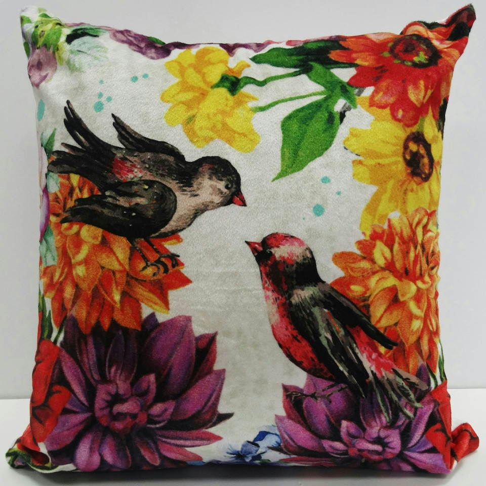 Secret Garden Cushion Cover with Cusion Pads (43x43 cm) Multi Multi