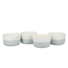 KitchenCraft Ramekins Ceramic Set of 4 | White