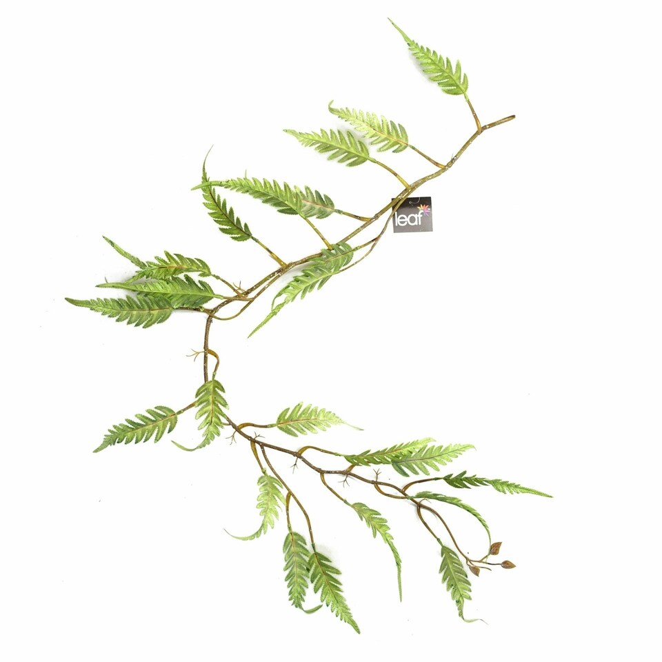 image 1 of 6 x 125cm Artificial Hanging Trailing Fern Plant