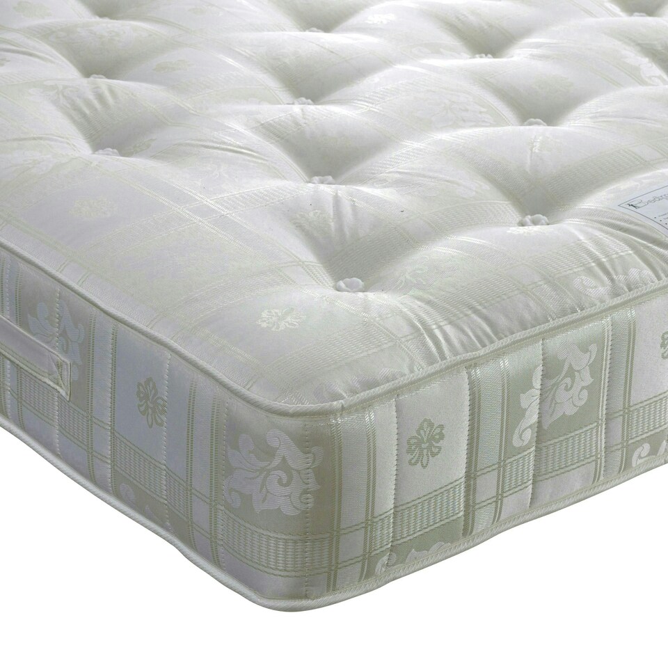 image 1 of Dawson White Wooden Ottoman Bed And Majestic 1000 Pocket Sprung Mattress Double N/A